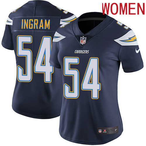 2019 Women Los Angeles Chargers 54 Ingram blue Nike Vapor Untouchable Limited NFL Jersey